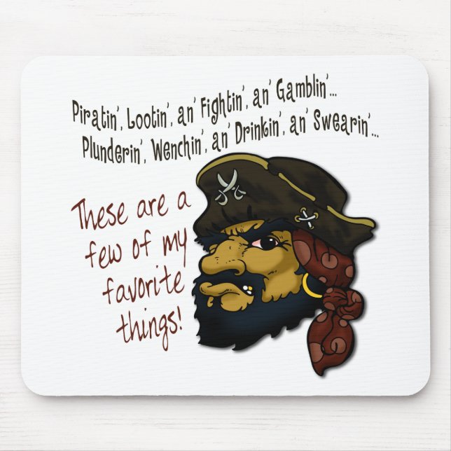 Mousepad Pirates Rock! (Frente)