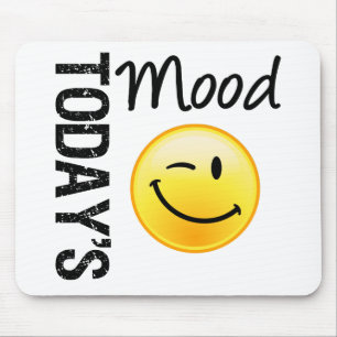 Mousepad Pisc de hoje do Emoticon do humor
