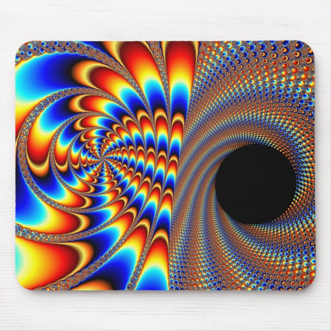Mousepad Piscar os olhos Fractal (Frente)