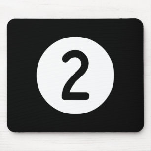Mousepad Piscina Azul Número Dois Billiards Snooker Billard