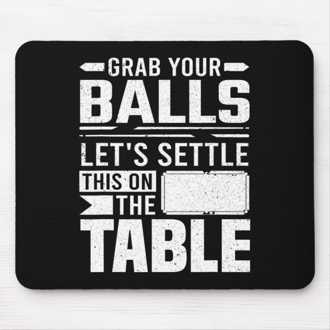 Mousepad Piscina Billiard Outfit Para Piscina Player Billia (Frente)
