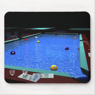 Mousepad Piscina do mouse Billiard
