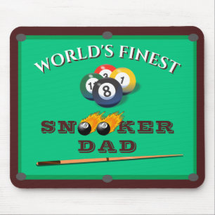 Mousepad Piscina do Snooker mesa melhor pai de sempre