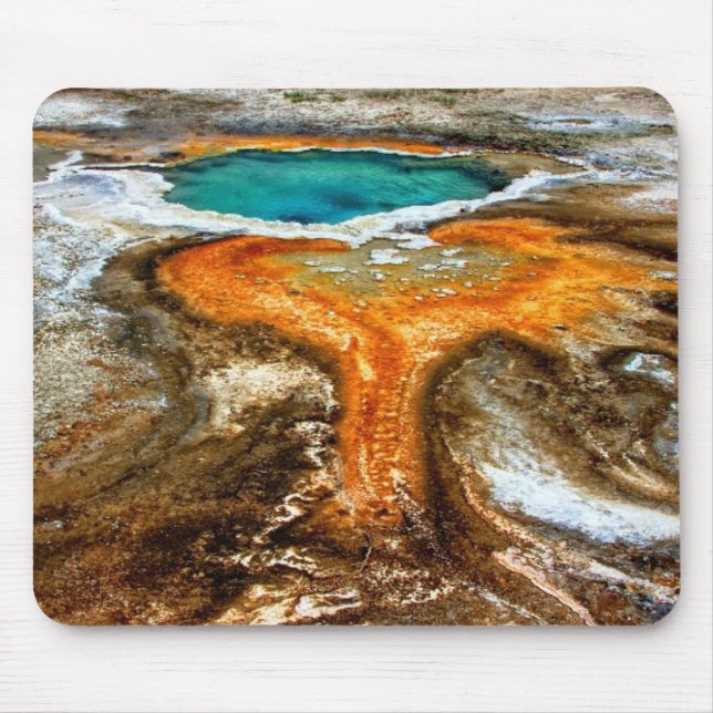 Mousepad Piscina térmica de Yellowstone (Frente)