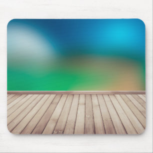 Mousepad piso de madeira enrolada