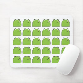 Mousepad Piso de Rato com Design de Rã Verde Excêntrico
