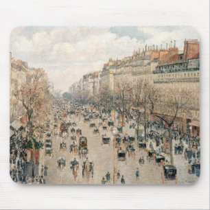 Mousepad Pissarro - Boulevard Montmartre, Tarde Sun