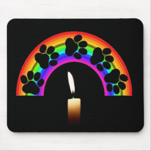 Mousepad Pistas De Bocal Num Arco-Íris Com Vela