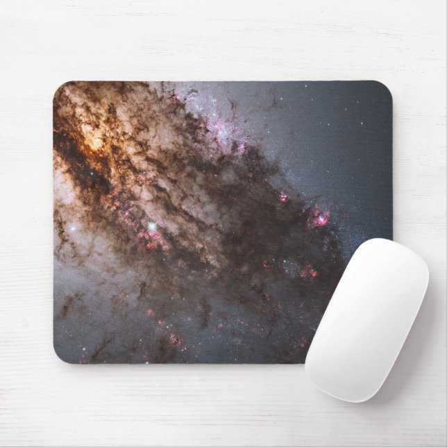 Mousepad Pistas Escuras De Poeira Cruzam Centauro Uma Galáx (Com mouse)