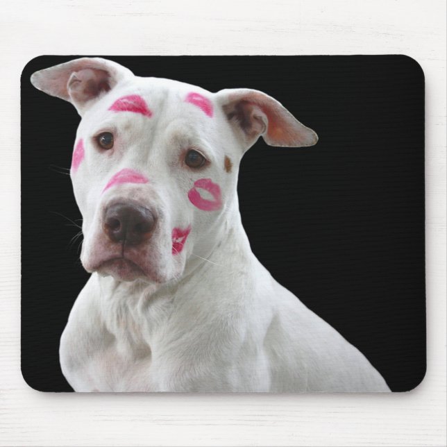 Mousepad Pitbull Kissable (Frente)