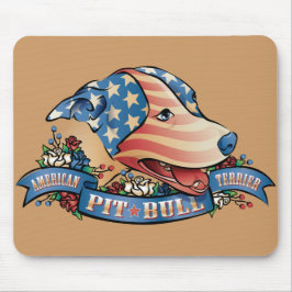 Mousepad Pitbull Terrier americano