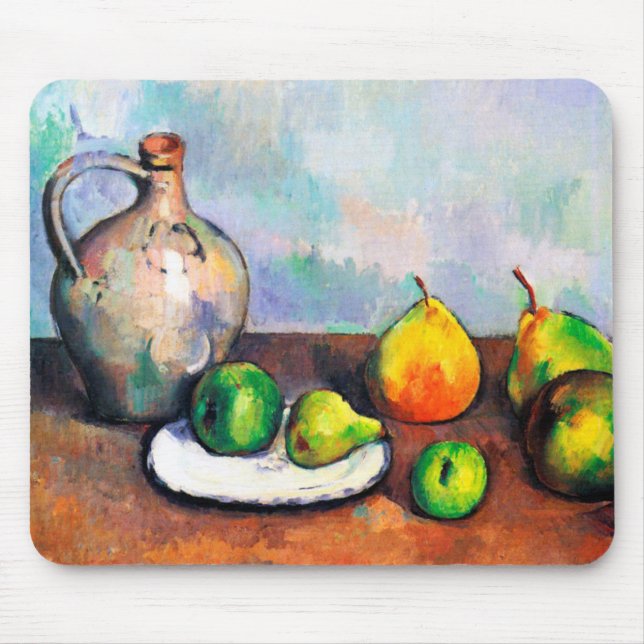 Mousepad Pitcher e Fruta, Paul Cezanne (Frente)