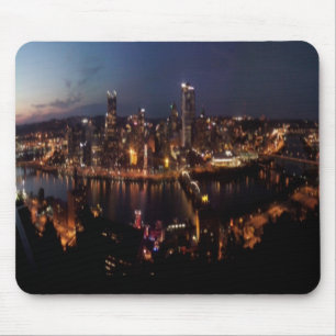Mousepad Pittsburgh através do declive de Monongahela