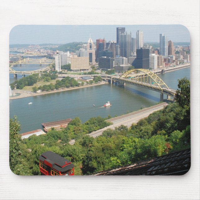 Mousepad Pittsburgh de Mt. Washington (Frente)