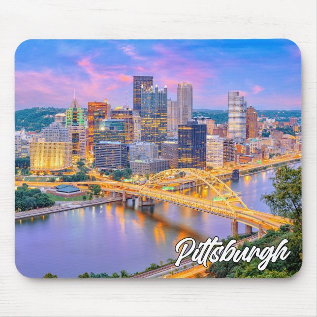 Mousepad Pittsburgh, Pensilvânia, Estados Unidos (Frente)