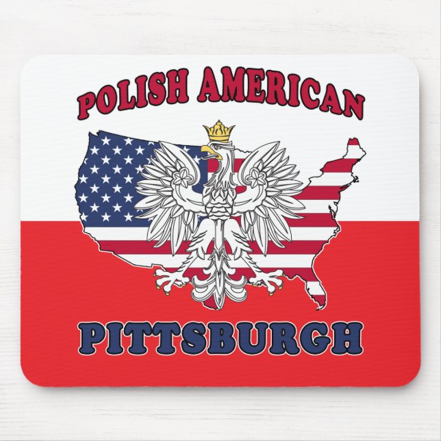 Mousepad Pittsburgh Pensilvânia Polonês (Frente)