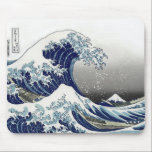 Mousepad PixDezines Vintage, Excelente Wave, Hokusai 葛 飾 北<br><div class="desc">PixDezinves Vintage da arte japonesa. A onda Excelente de Kanagawa é uma das mais vistas do mundo. O artista Hokusai, 1832 (Período Edo). Representando okinami como ondas de excelente, NÃO tsunami. Melhorado digitalmente por PixDezines.
< 3="">Copyright © 2008-2014 PixDezines.com™ e PixDezines™ em zazzle.com</div>
