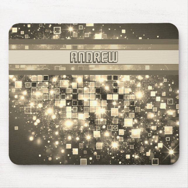 Mousepad Pixel Bokeh Radiante (Frente)