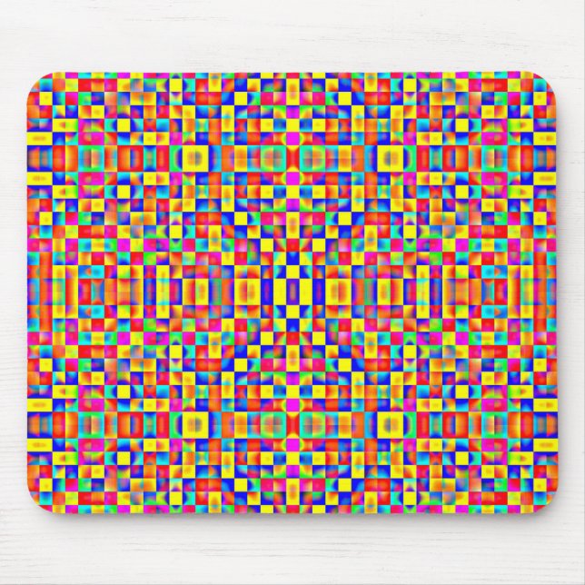 Mousepad Pixels Coloridos (Frente)
