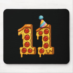 Mousepad Pizza 11 Birthday, Festa De 11 Anos, Hat Bday