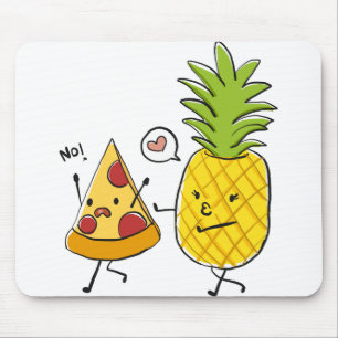 Mousepad pizza de abacaxi