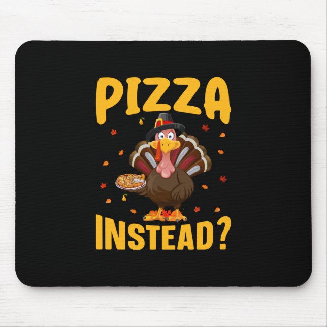 Mousepad Pizza de Ação de Graças (Frente)