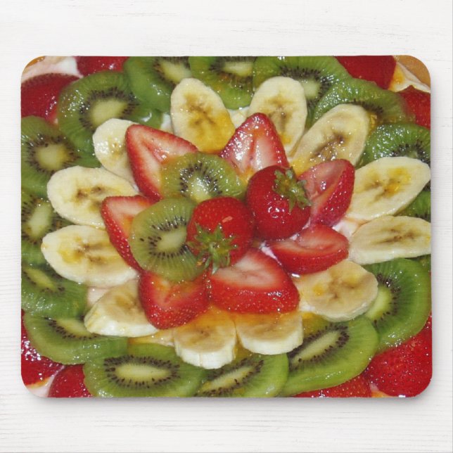 Mousepad Pizza de fruta e queijo (Frente)
