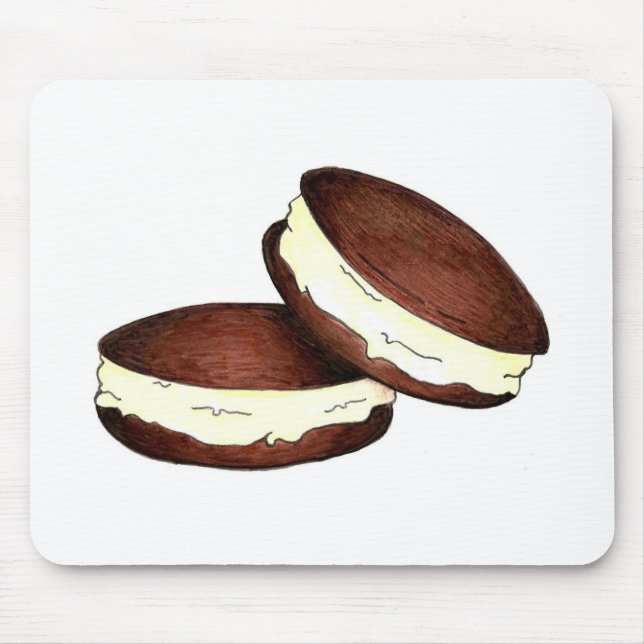 Mousepad Pizza de Torre de Chocolate Whoopie (Frente)