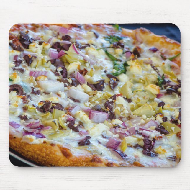 Mousepad Pizza grega (Frente)