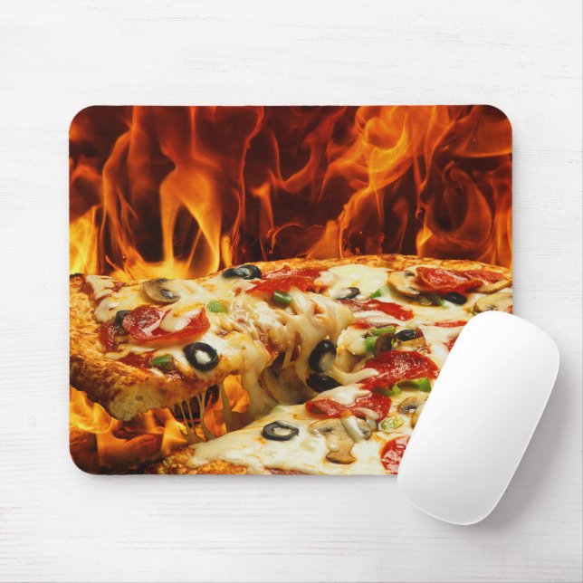 Mousepad Pizza Suprema (Com mouse)