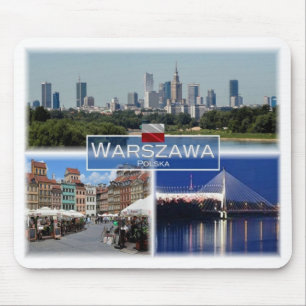 Mousepad PL Polônia Polska - Varsóvia -