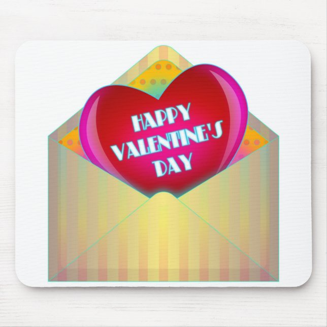 MOUSEPAD PLACA DE GREETING "FELIZ DIA DE OS NAMORADOS" (Frente)