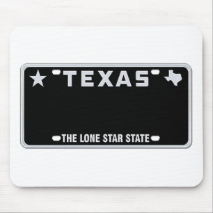Mousepad Placa de Licença do Texas