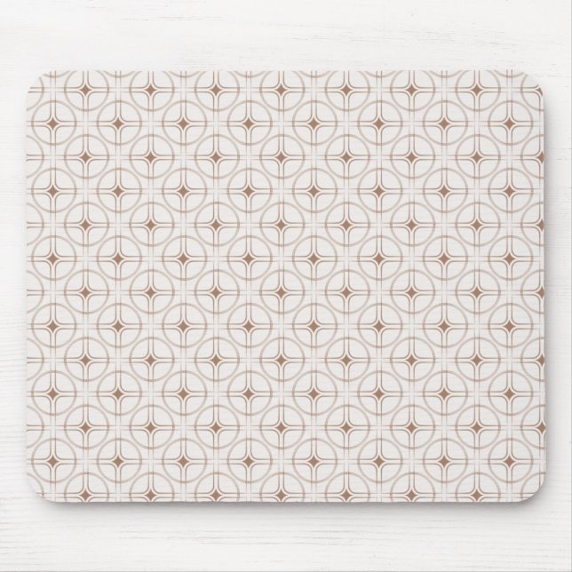 Mousepad Placa de Mão de Gama Retroativa, Latte (Frente)