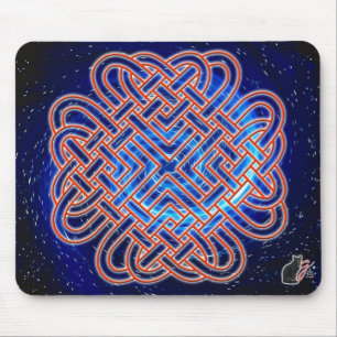 Mousepad Placa de Mouse Celta de Nó Galáctico