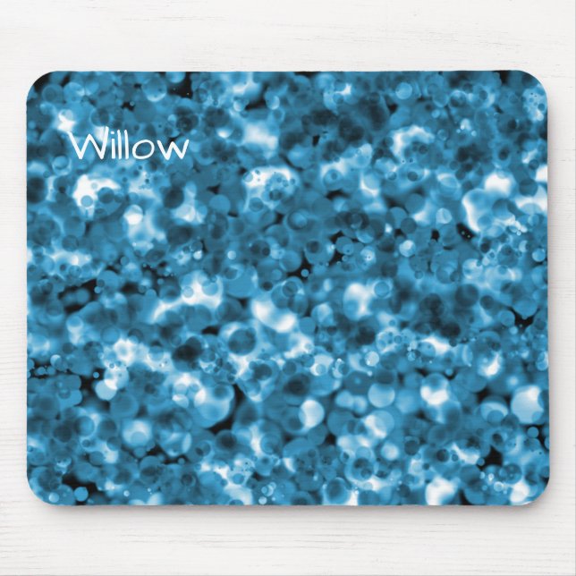 Mousepad Placa de Mouse com Abstrato Teal (Frente)