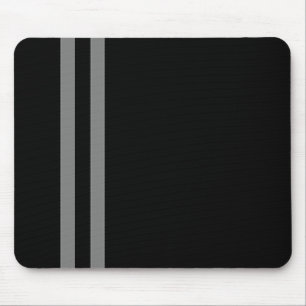 Mousepad Placa de Mouse com Fita de Cinza Negra e Dupla