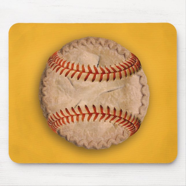 Mousepad Placa de Mouse com Pizza de Apple Baseball (Frente)