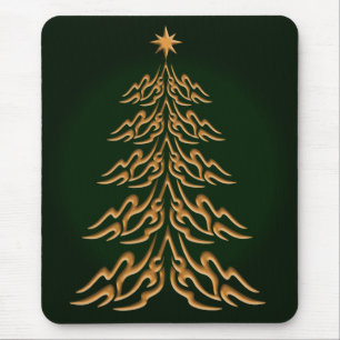 Mousepad Placa de Mouse de Árvore de Natal Verde