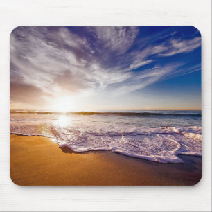 Mousepad Placa de Mouse de Cena de Praia