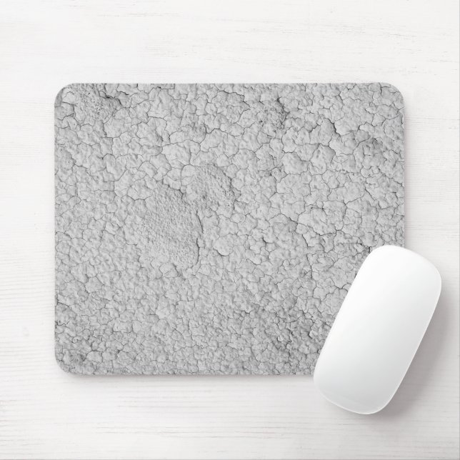 Mousepad Placa de Mouse de Cinza Craquelure (Com mouse)