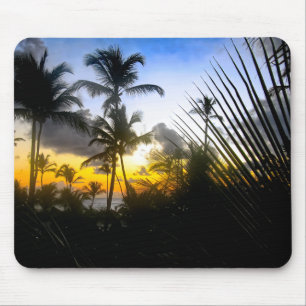 Mousepad Placa de mouse de Impressão solar tropical