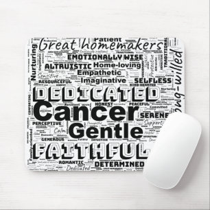 Mousepad Placa de Mouse de Inspiração de Nuvem de Nuvem Zod