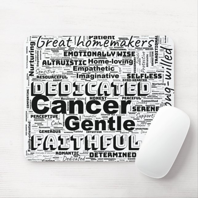 Mousepad Placa de Mouse de Inspiração de Nuvem de Nuvem Zod (Com mouse)