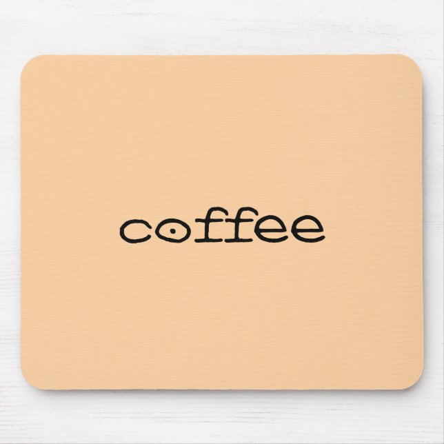 Mousepad Placa De Mouse De Leather-Tone De Café (Frente)