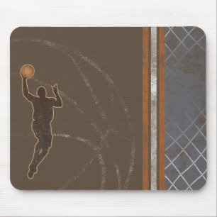 Mousepad Placa de Mouse de Rede de Garoto de Basquete