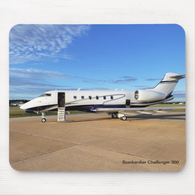 Mousepad Placa de mouse do avião com o desafiador do bombar (Frente)