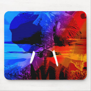 Mousepad Placa de Mouse Elefante Sonho