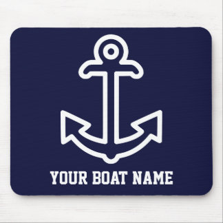Mousepad Placa de Mouse Personalizada com Âncora de Barco m
