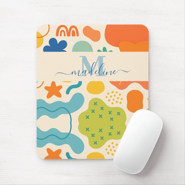 Mousepad Placa de Mouse Personalizada Splash Abstrato (Com mouse)